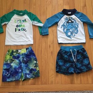 Gymboree swim sets
